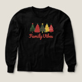Family Vibes – Cozy Christmas Tree Design (Motif recto)