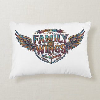 Family Wings | Liefde, Kracht & Samen T-Shirt Accent Kussen