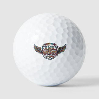 Family Wings | Liefde, Kracht & Samen T-Shirt Golfballen