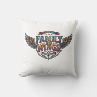 Family Wings | Liefde, Kracht & Samen T-Shirt Kussen