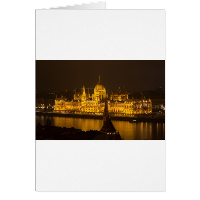 Famine Parliament Budapest by night (Devant)