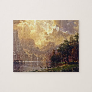 Famous Art Bierstadt Sierra Nevada California Vere Legpuzzel