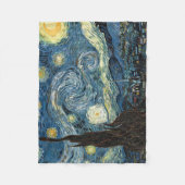 Famous art, Starry Night, Van Gogh Fleece Deken (Voorkant)