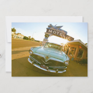 Famous Blue Swallow Motel aan Route 66 Bedankkaart