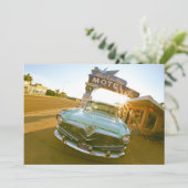 Famous Blue Swallow Motel aan Route 66 Bedankkaart (Staand voorkant)