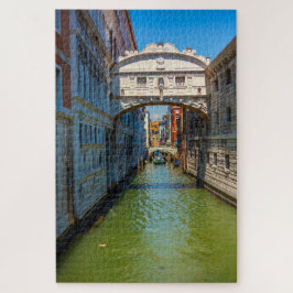 Famous Bridge of Sighs, Venetië, Italië Legpuzzel