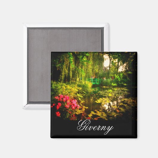 Famous Claude Monet Giverny Pond Lilies Magnet Magneet (Voorkant / Achterkant)