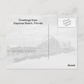 Famous Daytona Beach Florida Briefkaart (Achterkant)