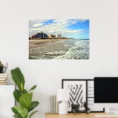 Famous Daytona Beach, Florida Poster (Thuiskantoor)