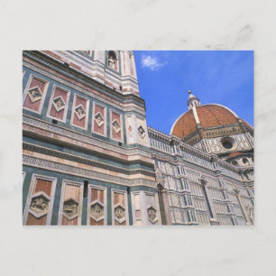 Famous Doumo Kerk close-up in Florence, Italië Briefkaart