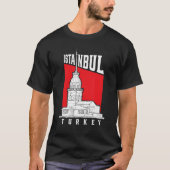 Famous Istanbul Landmarks Maidenu2019s Tower Turke T-shirt (Voorkant)