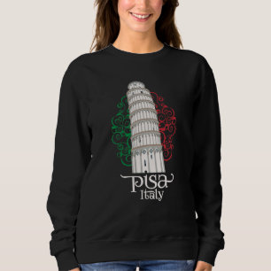 Famous Italiaans landmark Scheve Toren van Pisa Trui