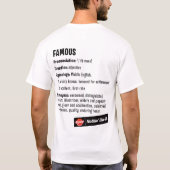 Famous Krystal T-shirt (Achterkant)