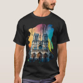 Famous Locations - Notre-Dame T-Shirt (Voorkant)