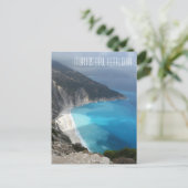 Famous Myrtos Bay Kefalonia Briefkaart (Staand voorkant)