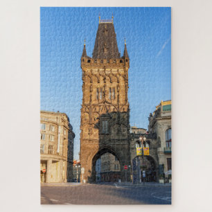 Famous Powder Tower - Praag, Tsjechië Legpuzzel
