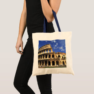 Famous Ruinen van het Colosseum Rome Italië Tote Bag