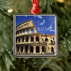 Famous Ruins van het Colosseum   Rome Italië Metalen Ornament