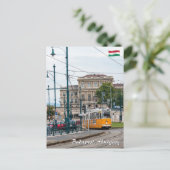 Famous Tramway 2 in Boedapest, Hongarije Briefkaart (Staand voorkant)