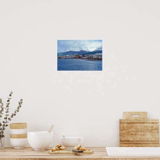 Famous Ushuaia - Tierra del Fuego, Argentinië Poster (Keuken)