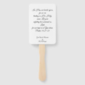 Fan 2 Cherubs in de hemel Handwaaier (Achterkant)