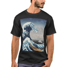 Fan Anime Style T-shirt: geïnspireerd door Hokusai
