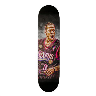Fan Art Iverson All Natural Element Collector Deck Skateboard