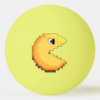 fan art PacMan tribute Black Pixel art Pingpongballen