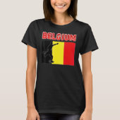 Fan Belgium National Team World Football Soccer T-shirt (Voorkant)