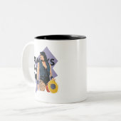 Fan cadeau de Noël Wrestling Coffee Mug Rhea (Devant gauche)
