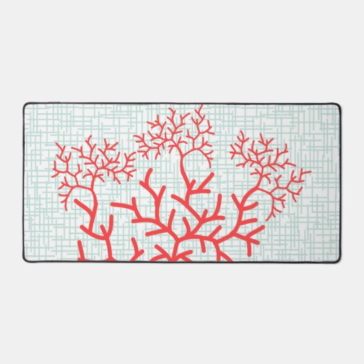 Fan Coral Designer Mat de bureau (Recto)