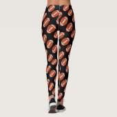 Fan de football féminin Cute Game Day Leggings (Dos)