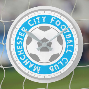 Fan de football ou soutien de football Horloge ron