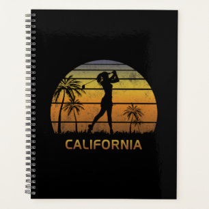 Fan de golf de la Californie Rétro femmes