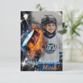 Fan de hockey Sport Fan Celebration ou carte d'app (Debout devant)