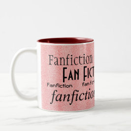 "Fan Fiction Fanatic" Tweekleurige Koffiemok