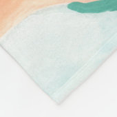 Fan Flowers IV Fleece Deken (Hoek)