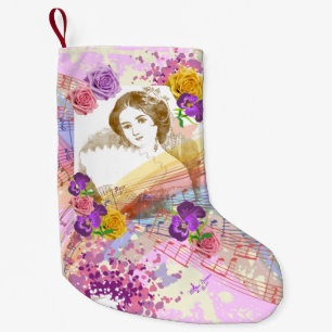 Fan Lady Roze kerststop Kleine Kerstsok