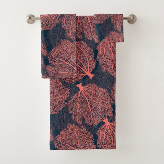 Fan living colral bad handdoek (Insitu)