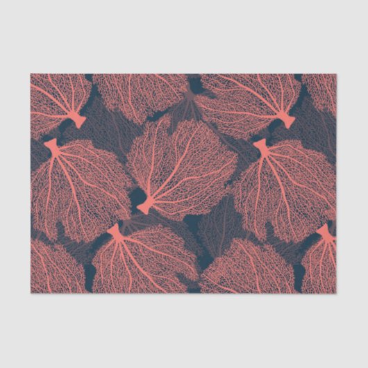 Fan living colral tissuepapier (Voorkant)