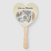 Fan - Mirakel van katten Handwaaier (Voorkant)