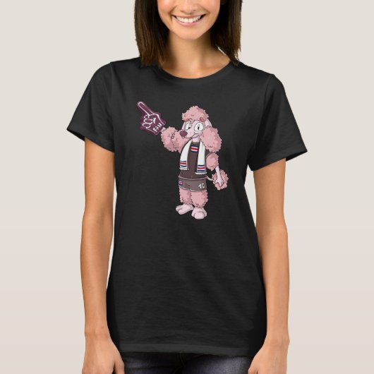 Fan Poodle Costa Rica T-shirt (Voorkant)