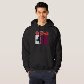 Fan Qatar National Team World Football Soccer Cham Hoodie (Voorkant volledig)
