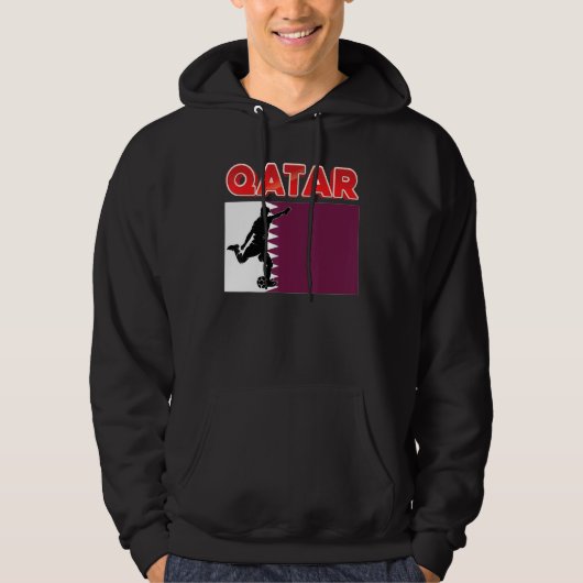 Fan Qatar National Team World Football Soccer Cham Hoodie (Voorkant)