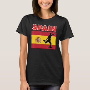 Fan Spain National Team World Football Soccer Cham T-shirt