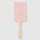 fan van Blush bloom bruiloft Handwaaier (Achterkant)