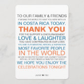 Fan van het informele trouwprogramma programma (Achterkant)