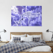 Fanasty Unicorn maman et bébé toile Imprimer (Insitu(Chambre))