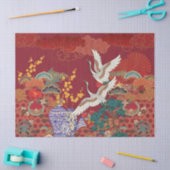 Fanciful Chinoiserie Decoupage Tissue Paper Tissuepapier (Craft)