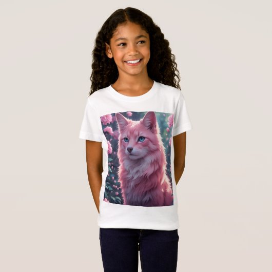 Fanciful Feline T-shirt (Voorkant volledig)